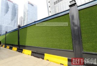 工地圍擋成為城市風景線，武漢地鐵新型裝配式圍擋亮相